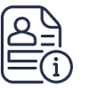 Document icon with information symbol.