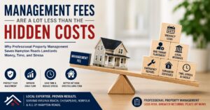 Self-managing rental property hidden costs compared to management fees