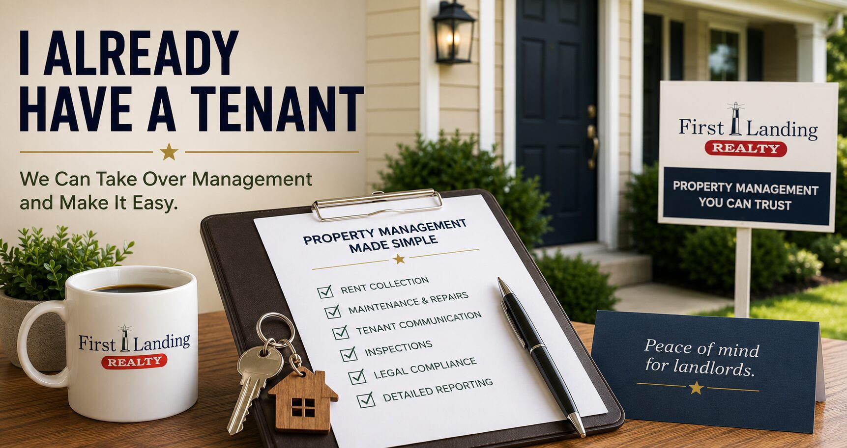 Property manager taking over an occupied Hampton Roads rental