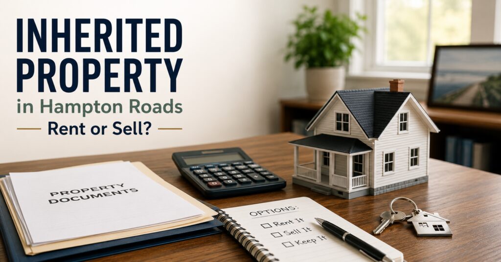 Homeowner considering what to do with inherited property in Hampton Roads