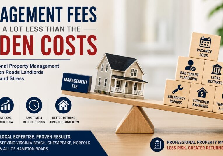 Self-managing rental property hidden costs compared to management fees